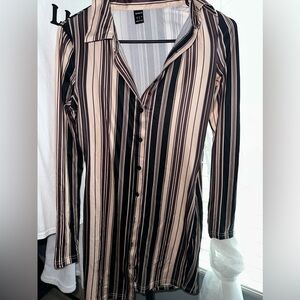 Dress buttoned up